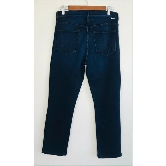 MOTHER Denim The Mid Rise Dazzler Ankle Jeans Dark Wash Now or Never Size 30 - Picture 5 of 14